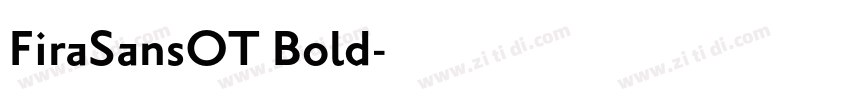 FiraSansOT Bold字体转换